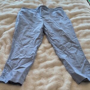 Tribal Women's Slate Blue Crop Pants